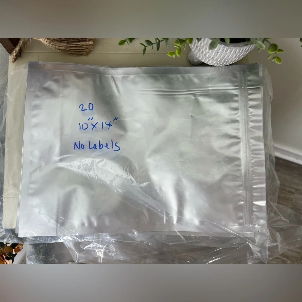 Brand New-Mylar Gallon Food Storage Bags-20 Count